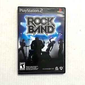 Rock Band (Sony PlayStation 2, PS2 2007) No Manual & Tested